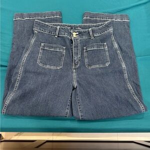 Old Navy Wide Leg Dark Blue Jeans